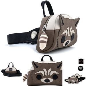 Pop! Loungefly Marvel Rocket Raccoon Fanny pack waist Bag